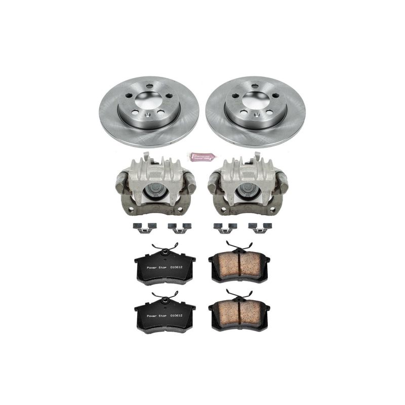 PSB Autospecialty Kit w/Cals - Power Stop 00-06 Audi TT Quattro Rear Autospecialty Brake Kit w/Calipers