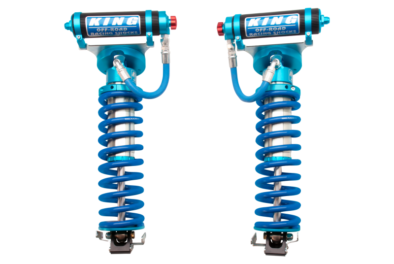 KIN 3.0 Coilovers - King Shocks 2005+ Ford F-250 4WD Front 3.0 Dia Remote Res Coilover Conv w/Adjuster (Pair)