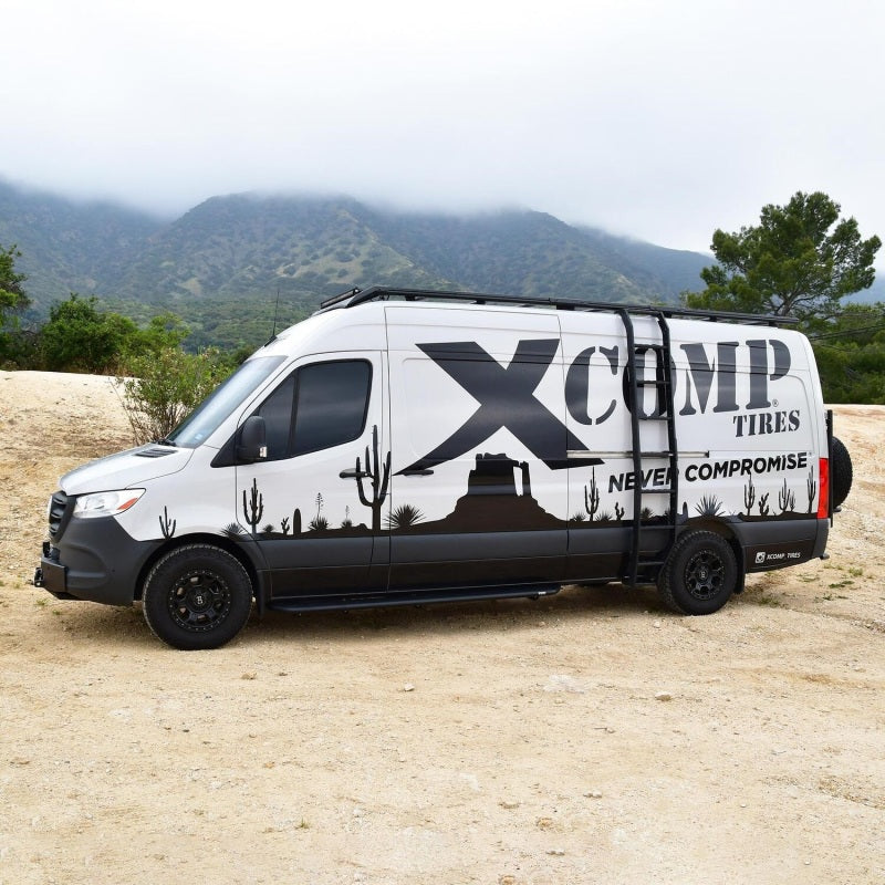 WES Nerf Bars - Outlaw - Westin 07-23 Mercedes-Benz Sprinter w/ 144in. Wheelbase Outlaw Nerf Step Bars - Textured Black