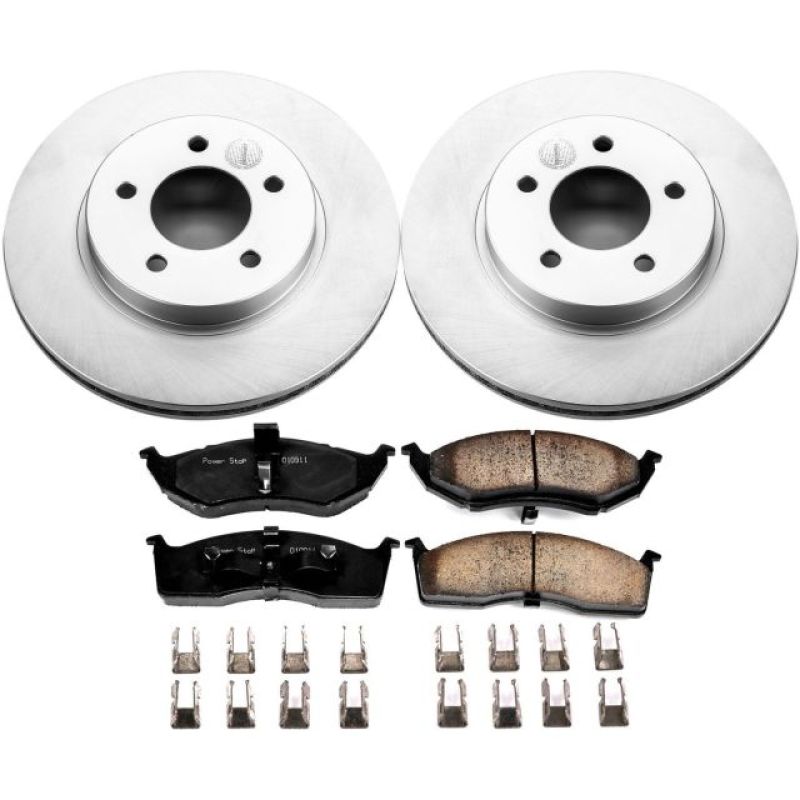 PSB Z17 Evolution Coated Kit - Power Stop 99-04 Chrysler 300M Front Z17 Evolution Geomet Coated Brake Kit