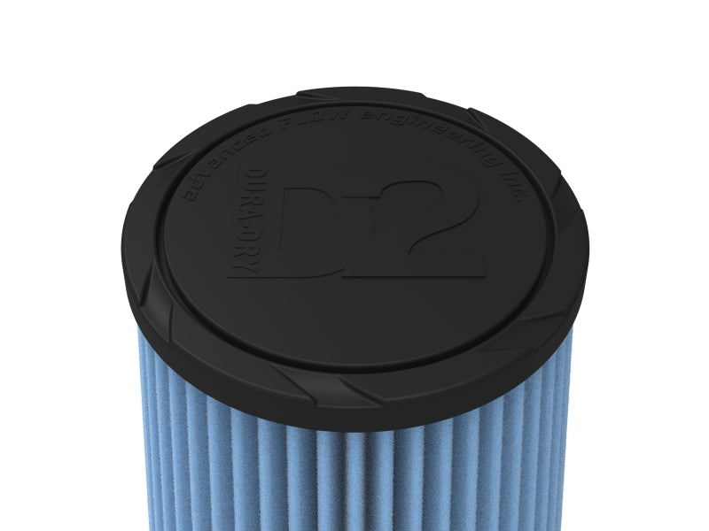 AFE Universal D2 Dura Dry Air Filter - aFe POWER Universal Clamp-On Air Filter w/ D2 Dura-Dry Media - 4.5in F x 7in B x 4.75in T x 9in H