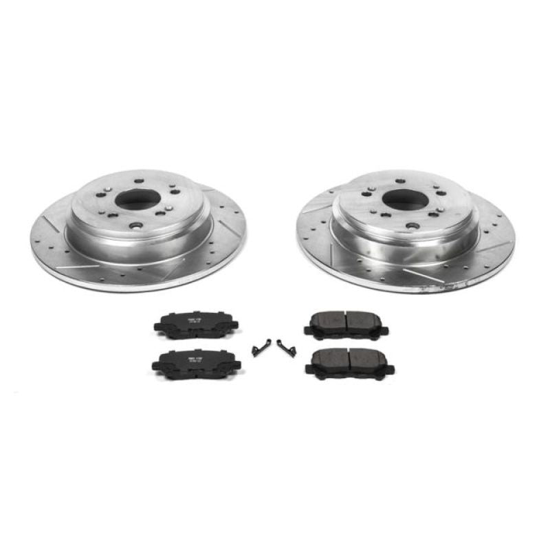PSB Z23 Evolution Kit - Power Stop 12-15 Honda Pilot Rear Z23 Evolution Sport Brake Kit