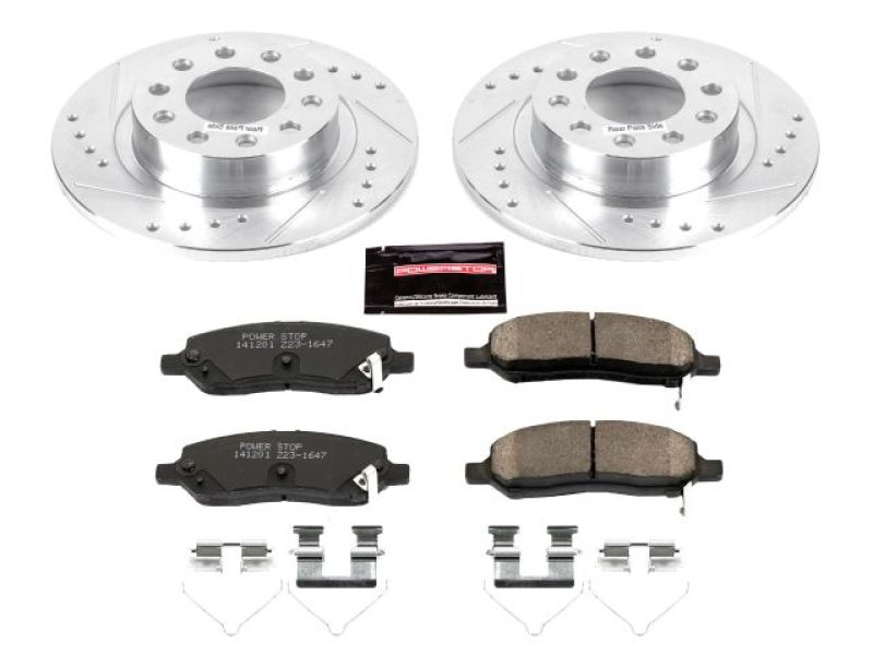 PSB Z23 Evolution Kit - Power Stop 13-16 Dodge Dart Rear Z23 Evolution Sport Brake Kit
