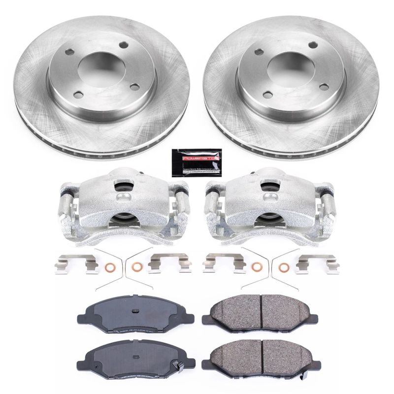PSB Autospecialty Kit w/Cals - Power Stop 09-11 Nissan Versa Front Autospecialty Brake Kit w/Calipers