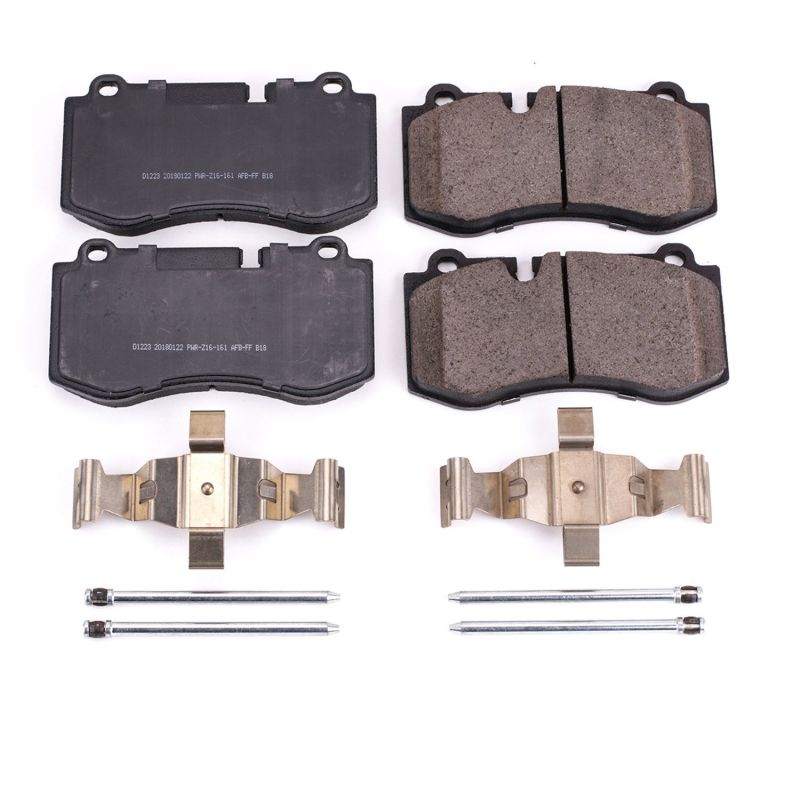 PSB Z17 Evolution Brake Pads - Power Stop 07-14 Mercedes-Benz CL550 Front Z17 Evolution Ceramic Brake Pads w/Hardware