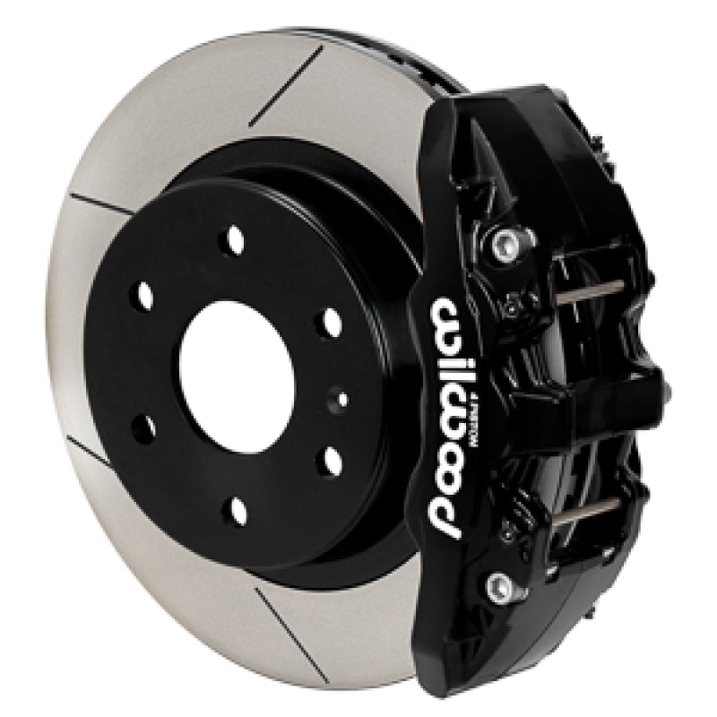 WIL Aero Brake Kit - Wilwood 22-23 Mercedes-Benz Sprinter AWD 2500 Rear Aero4-DM 13.25in Kit w/ Lines - Black