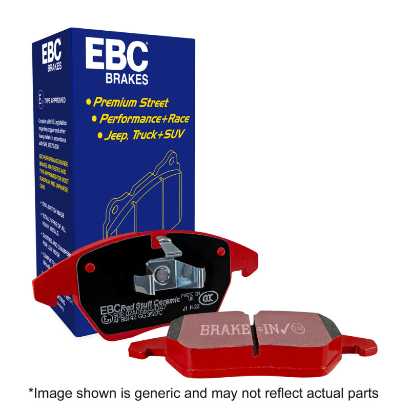 EBC Redstuff Brake Pad Sets - EBC 18-20 Buick Regal Sportback 3.6L Redstuff Rear Brake Pads