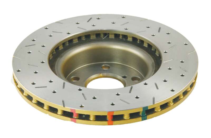DBA 4000 Slot&Drill Rotors - DBA 05-16 Saab 9-2X Linear/ 2.5i Front 4000 Series Drilled & Slotted Rotor