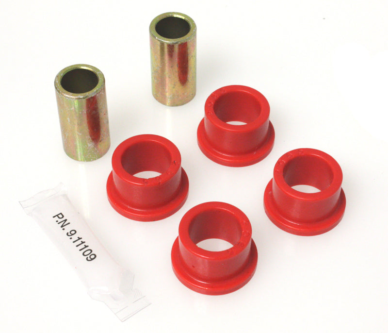 ES Track Arm Bushings - Red - Energy Suspension 60-72 GM 1/2 Ton C-10/C1500 Red Rear Tracking Arm Bushing Set