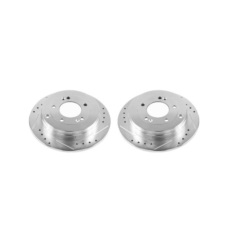 PSB Evolution Drill/Slot Rotor - Power Stop 06-09 Hyundai Azera Rear Evolution Drilled & Slotted Rotors - Pair