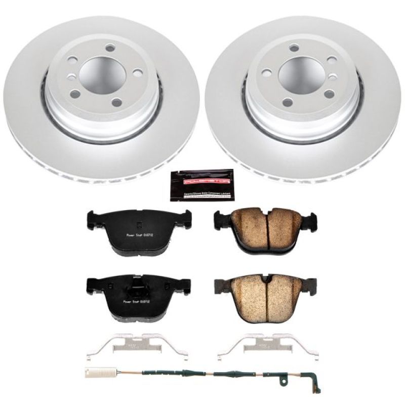 PSB Z23 Evolution Coated Kit - Power Stop 06-08 BMW 750i Rear Z23 Evolution Sport Coated Brake Kit