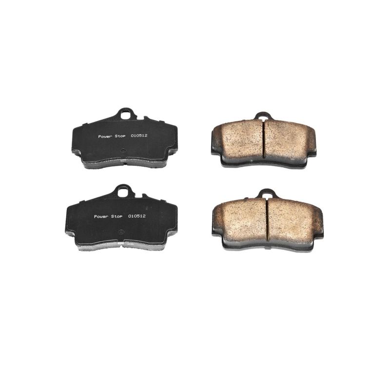 PSB Z17 Evolution Brake Pads - Power Stop 99-08 Porsche 911 Rear Z17 Evolution Ceramic Brake Pads w/Hardware