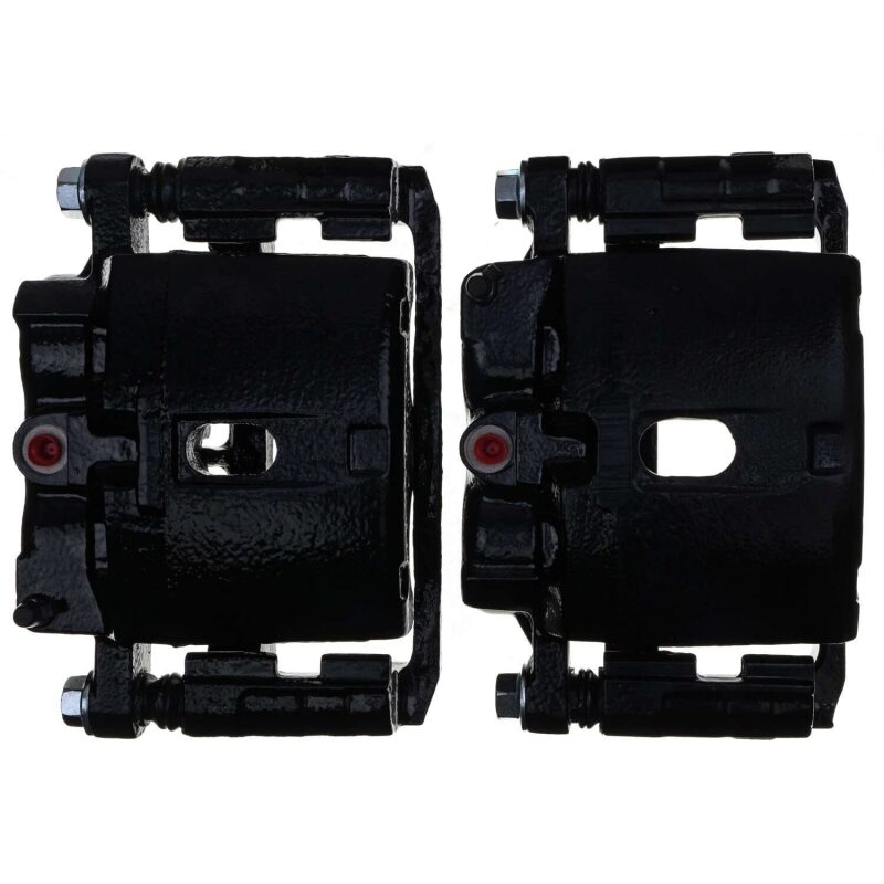 PSB Black Calipers - Power Stop 02-06 Cadillac Escalade Front/Rear Black Caliper - Pair w/Bracket