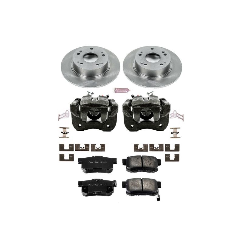 PSB Autospecialty Kit w/Cals - Power Stop 04-08 Acura TSX Rear Autospecialty Brake Kit w/Calipers