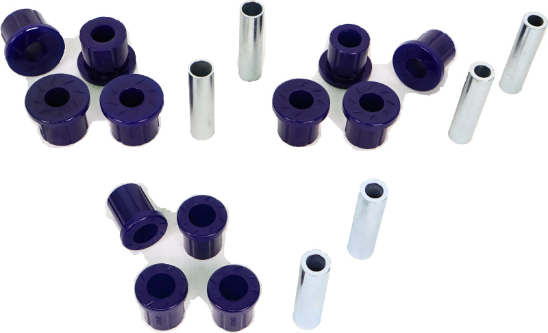 SPR Bushings - Leaf Spring - SuperPro 09-14 Ford F-150 Rear Leaf Spring & Shackle Bushing Kit