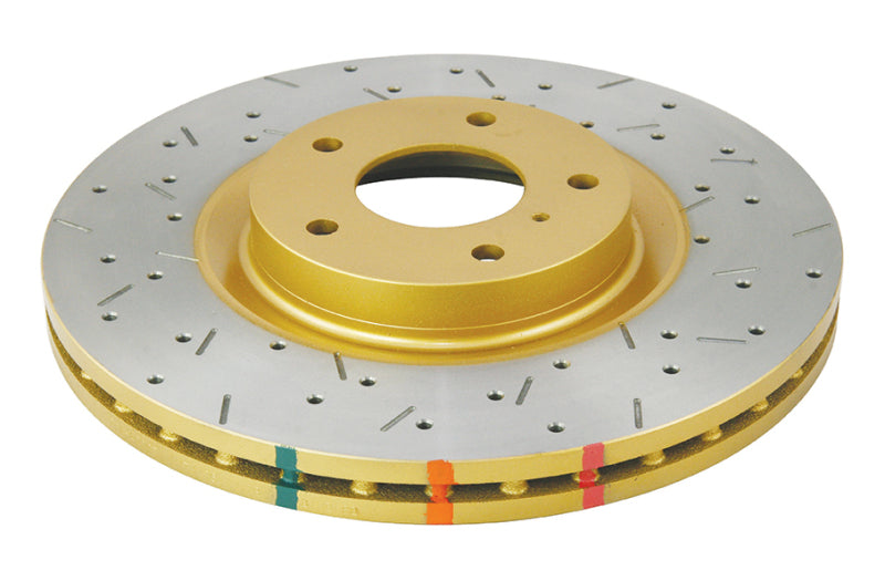 DBA 4000 Slot&Drill Rotors - DBA 06-07 350Z / 05-07 G35 / 06-07 G35X Front Drilled & Slotted 4000 Series Rotor