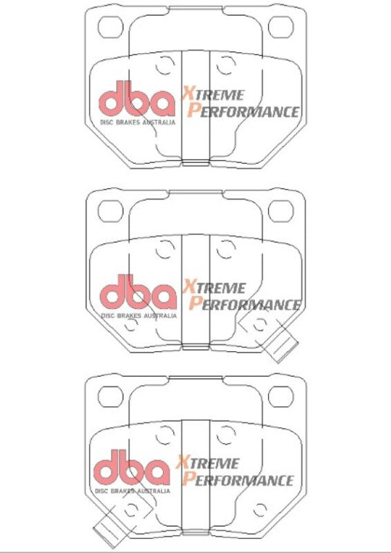 DBA XP650 Brake Pads - DBA 06-07 Subaru WRX XP650 Rear Brake Pads