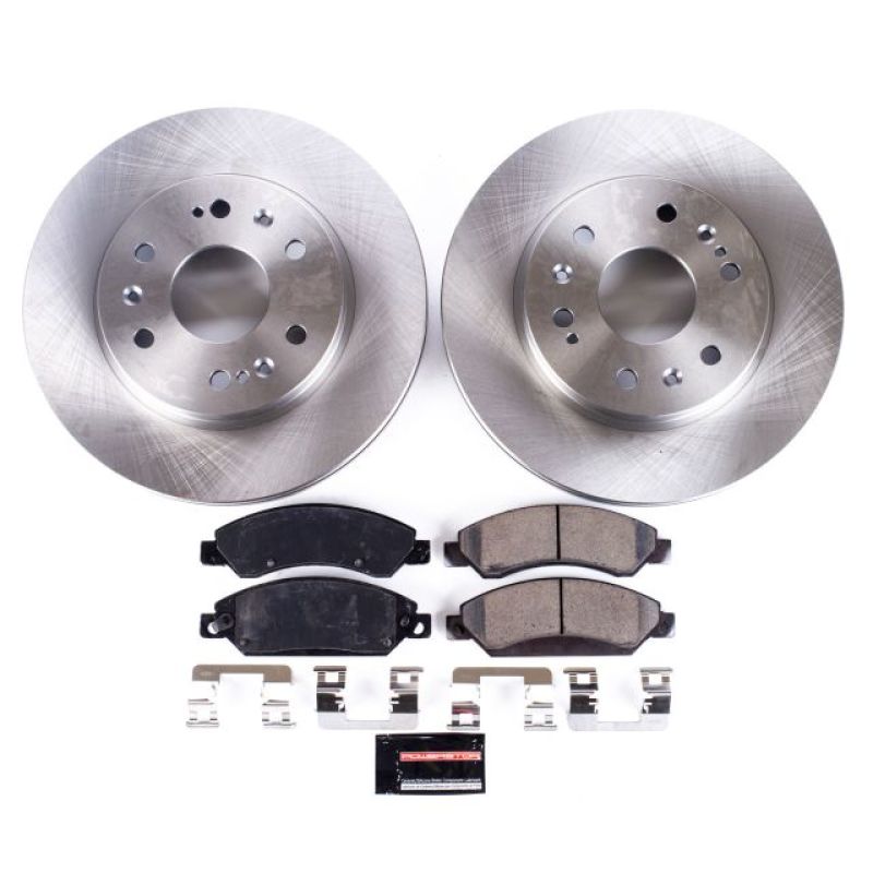 PSB Autospecialty Kit - Power Stop 07-08 Cadillac Escalade Front Autospecialty Brake Kit