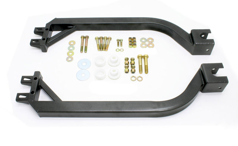 BMR Subframe Connectors - BMR 67-69 1st Gen F-Body Bolt-On Subframe Connectors - Black Hammertone