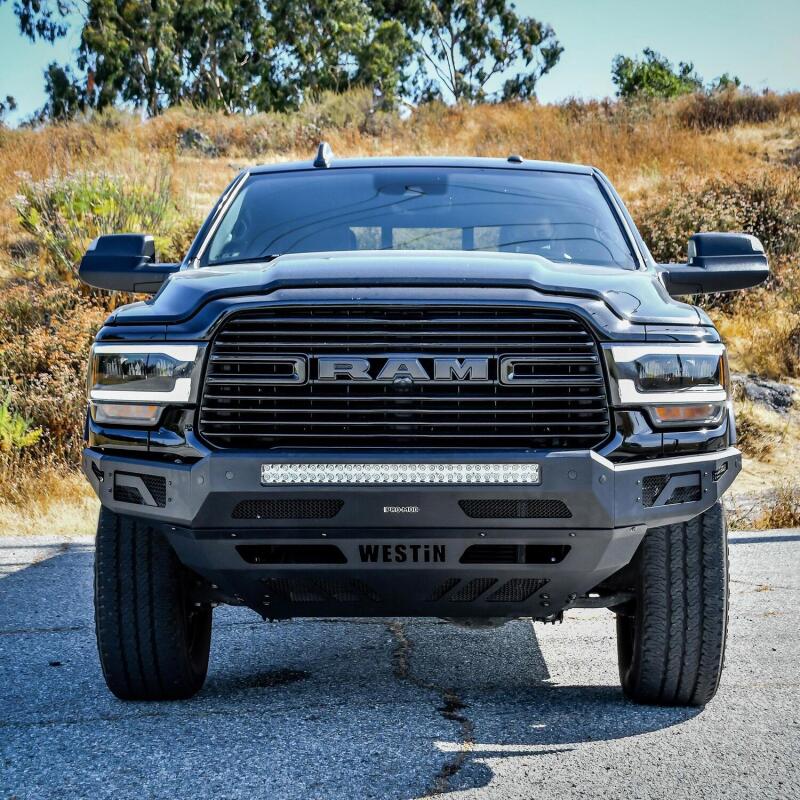 WES Pro-Mod Bumpers - Westin 19-20 Ram 2500/3500 Pro-Mod Front Bumper - Textured Black