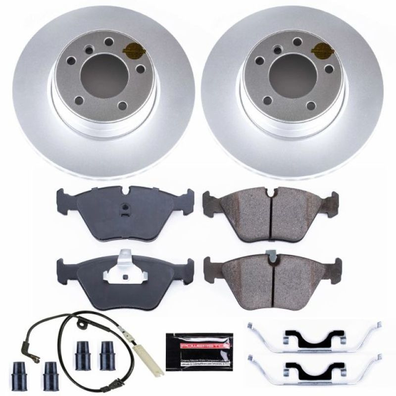 PSB Z23 Evolution Coated Kit - Power Stop 04-05 BMW 525i Front Z23 Evolution Sport Coated Brake Kit