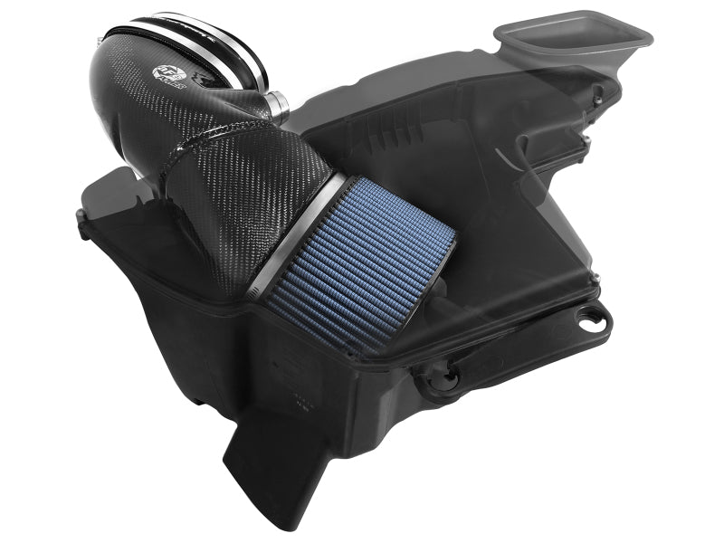 AFE Black Series Stage-2 Carbon Fiber Cold Air Intakes - aFe MagnumFORCE Carbon Fiber Air Intake System Stage-2 PRO 5R 08-13 BMW M3 (E9X) V8 4.0L