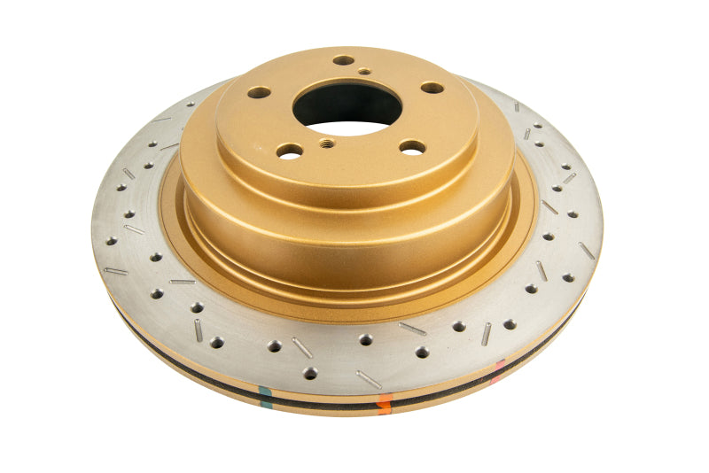 DBA 4000 Slot&Drill Rotors - DBA 06-07 WRX / 05-08 LGT Rear Drilled & Slotted 4000 Series Rotor