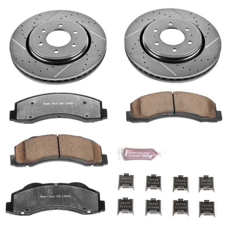 PSB Z36 Truck & Tow Kit - Power Stop 10-18 Ford Expedition Front Z36 Truck & Tow Brake Kit