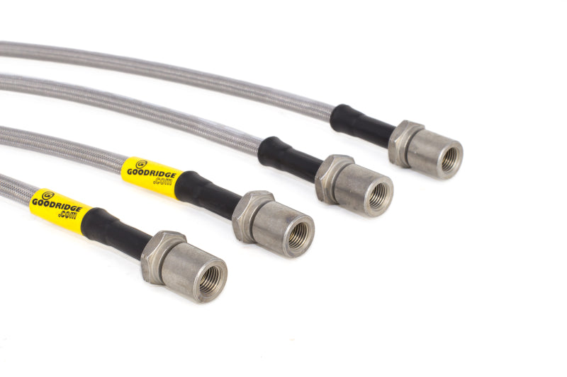 GR G-Stop Brake Line Kits - Goodridge 08-14 Subaru STi (w/Brembo Calipers) Stainless Steel Brake Line Kit