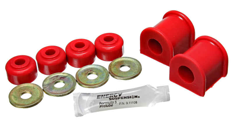 ES Sway Bar Bushings - Red - Energy Suspension 18Mm Rear Stabilizer Bushings - Red