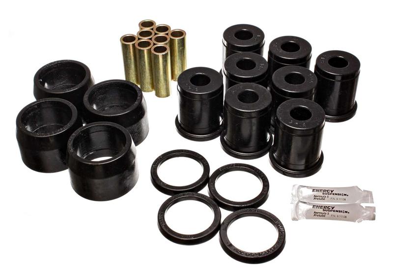 ES Cntrl Arm Bushings - Black - Energy Suspension Rear Control Arm W/Thrust Washers - Black