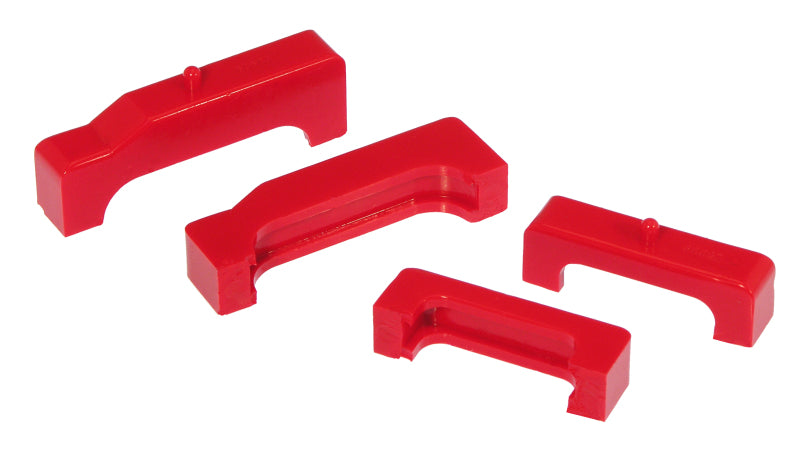 PRO Radiator Insulators - Red - Prothane 88-98 Chevy Truck Small Block Radiator Insolators - Red