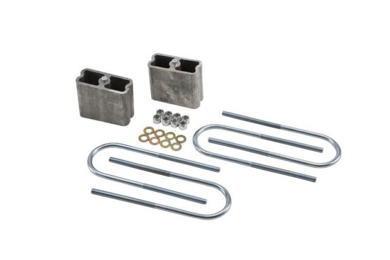 BT Lowering Block Kit - Belltech LOWERING BLOCK KIT 4inch EXTRUDED BLOCKS