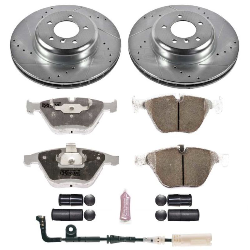 PSB Z26 Street Warrior Kit - Power Stop 08-10 BMW 535i Front Z26 Street Warrior Brake Kit