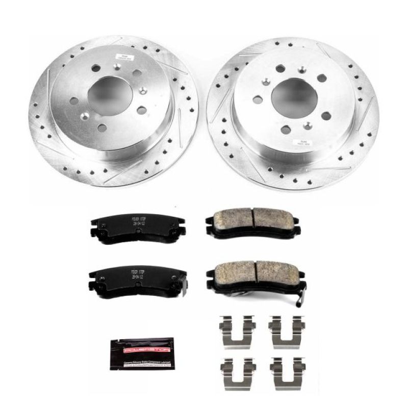 PSB Z23 Evolution Kit - Power Stop 08-09 Buick Allure Rear Z23 Evolution Sport Brake Kit