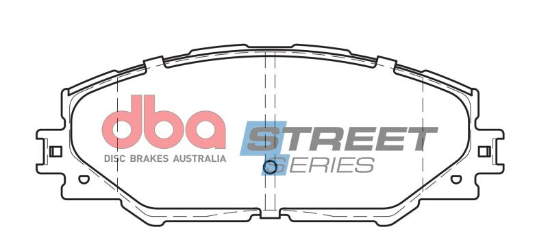 DBA Street Series Brake Pads - DBA 09-10 Pontiac Vibe 2.4L Street Series Front Brake Pads