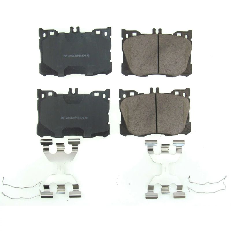 PSB Z17 Evolution Brake Pads - Power Stop 17-18 Mercedes-Benz C43 AMG Front Z17 Evolution Ceramic Brake Pads w/Hardware