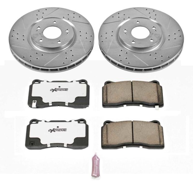 PSB Z26 Street Warrior Kit - Power Stop 03-06 Mitsubishi Lancer Front Z26 Street Warrior Brake Kit