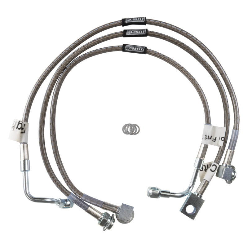 RUS Brake Line Kits - Russell Performance 05-06 Ford F-150 4WD with 6in lift (Built after 11/29/04) Brake Line Kit