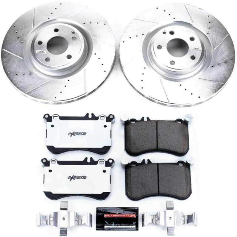 PSB Evolution Drill/Slot Rotor - Power Stop 12-18 Mercedes-Benz CLS550 Front Z26 Street Brake Kit