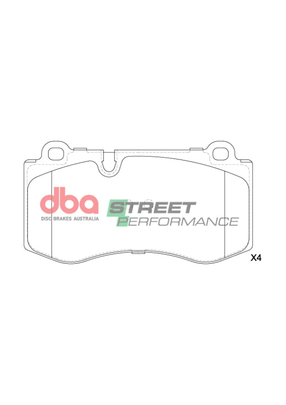 DBA SP Performance Brake Pads - DBA 07-14 Mercedes-Benz CL550 SP Performance Front Brake Pads