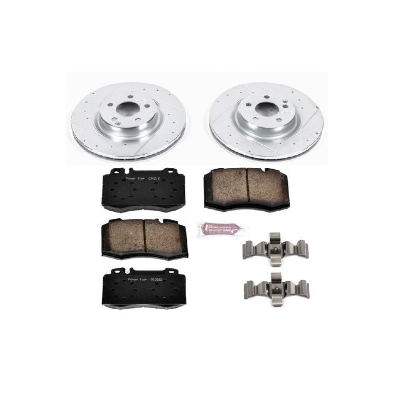 PSB Z23 Evolution Kit - Power Stop 08-11 Mercedes-Benz CLS550 Front Z23 Evolution Sport Brake Kit