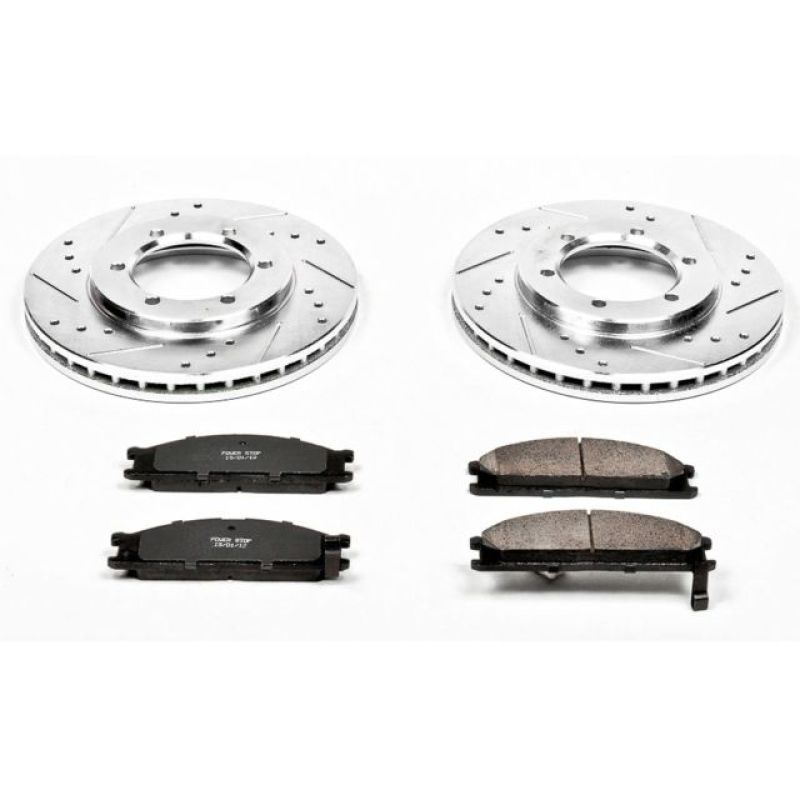 PSB Z23 Evolution Kit - Power Stop 99-04 Nissan Frontier Front Z23 Evolution Sport Brake Kit