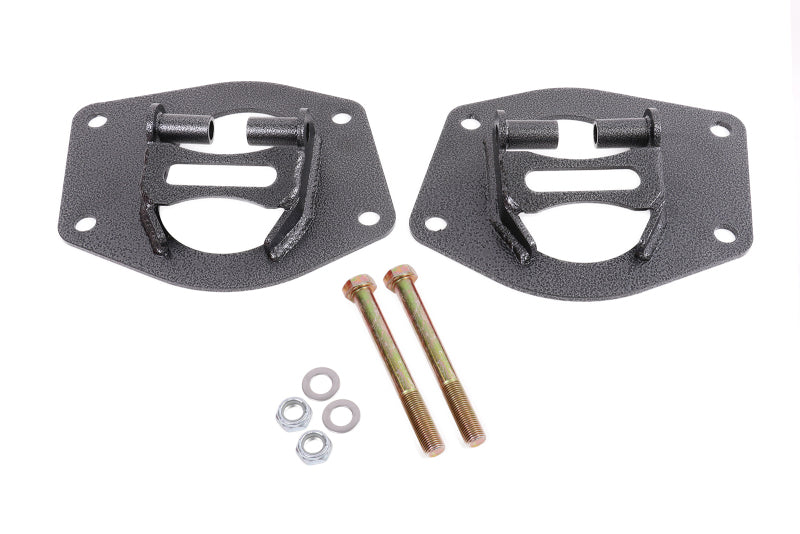 BMR Coilover Conversion Mounts - BMR 10-15 5th Gen Camaro Coilover Conversion Kit Rear Upper Mount - Black Hammertone