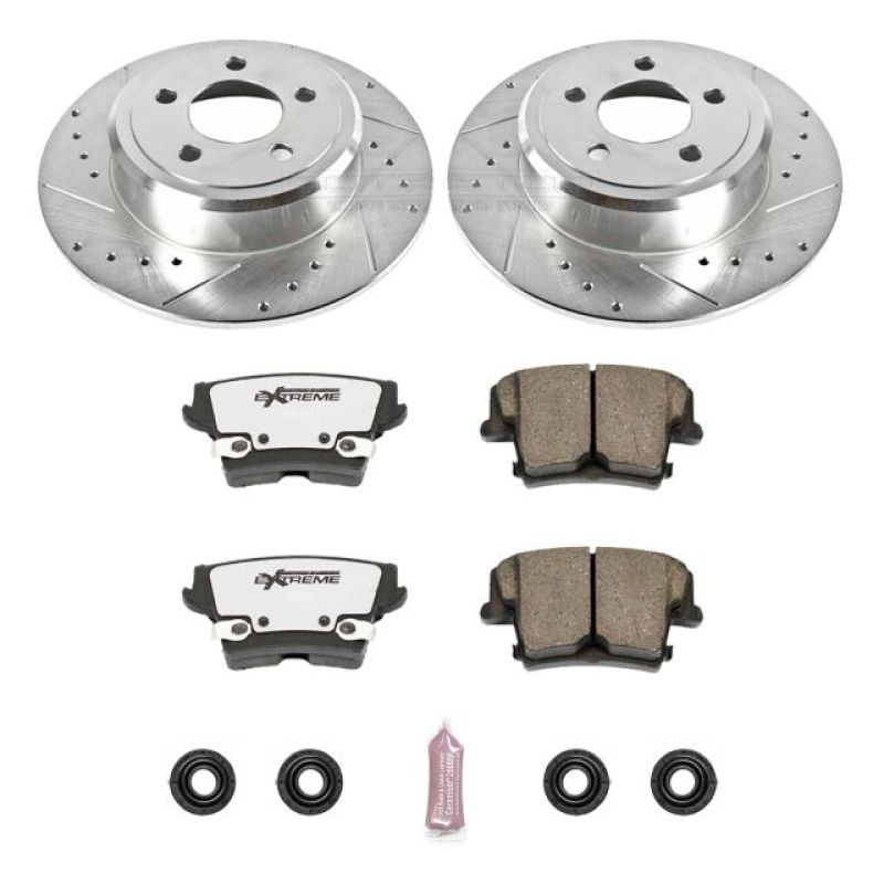 PSB Z26 Street Warrior Kit - Power Stop 05-19 Chrysler 300 Rear Z26 Street Warrior Brake Kit
