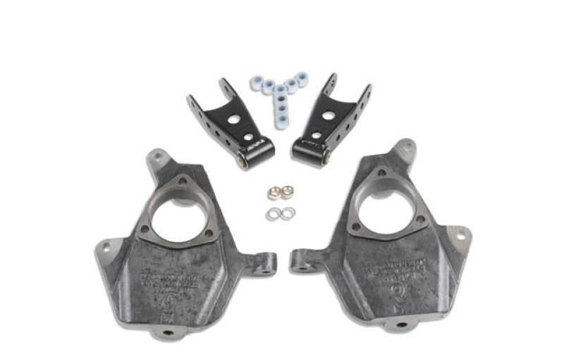 BT Lowering Kit w/o Shocks - Belltech LOWERING KIT 2014 Silverado/Sierra All Cabs 2WD 2in Front/2in or 3in Rear w/o Shocks