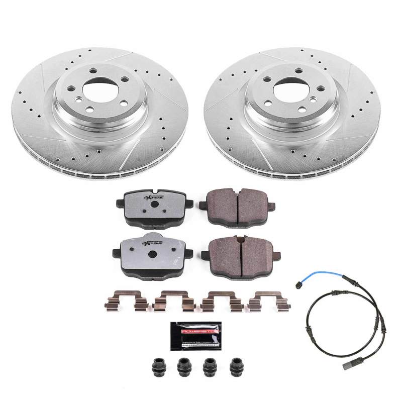 PSB Z26 Street Warrior Kit - Power Stop 16-19 BMW Alpina B6 xDrive Gran Coupe Rear Z26 Street Brake Kit