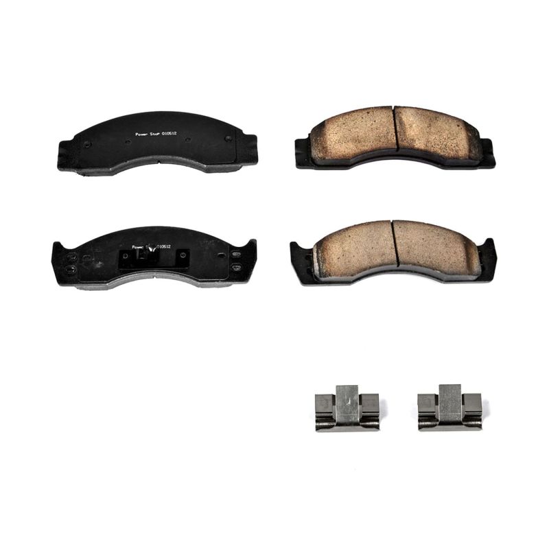 PSB Z17 Evolution Brake Pads - Power Stop 01-02 Ford E-450 Econoline SD Front or Rear Z17 Evolution Ceramic Brake Pads w/Hardware