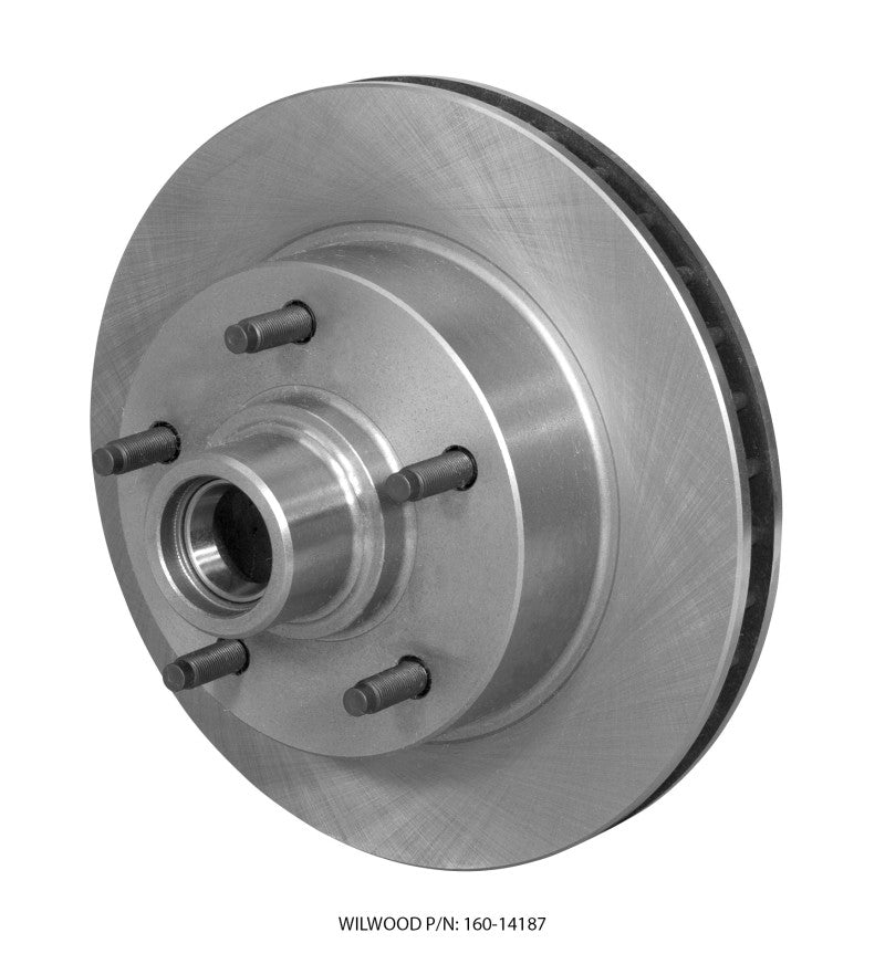 WIL Rotors - Wilwood Rotor-Vented w/ Hub & Studs 11.72. x 1.19 - 5 on 5.50in Ford F100