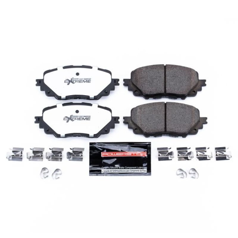 PSB Z26 Extreme Brake Pads - Power Stop 17-19 Fiat 124 Spider Front Z26 Extreme Street Brake Pads w/Hardware